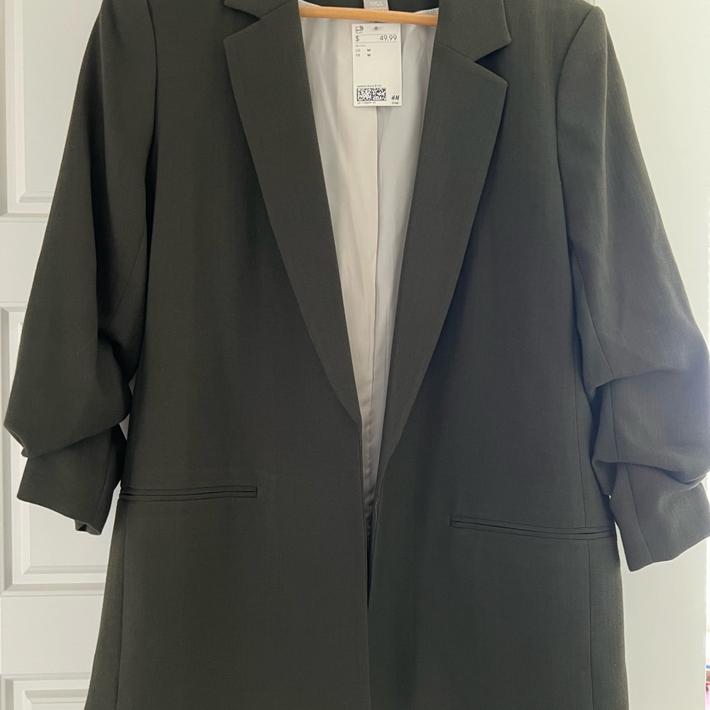 H&M Dark Green Women's Blazer
